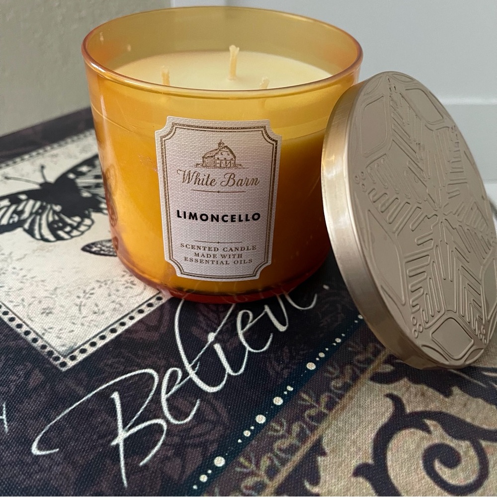 White Barn Limoncello Three Wick Scented Candle